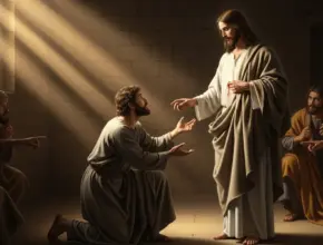 doubting thomas meets jesus for the first time.