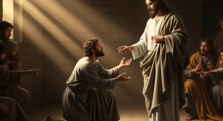 doubting thomas meets jesus for the first time.