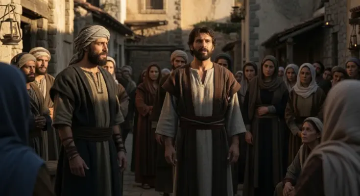 barnabas and paul on the first missionary journey.