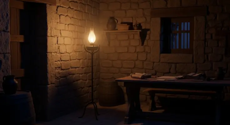 parable of the lamp under a basket