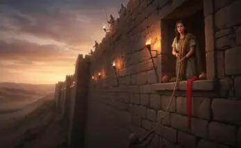 rahab character study. Letting the spies down the walls of jericho.